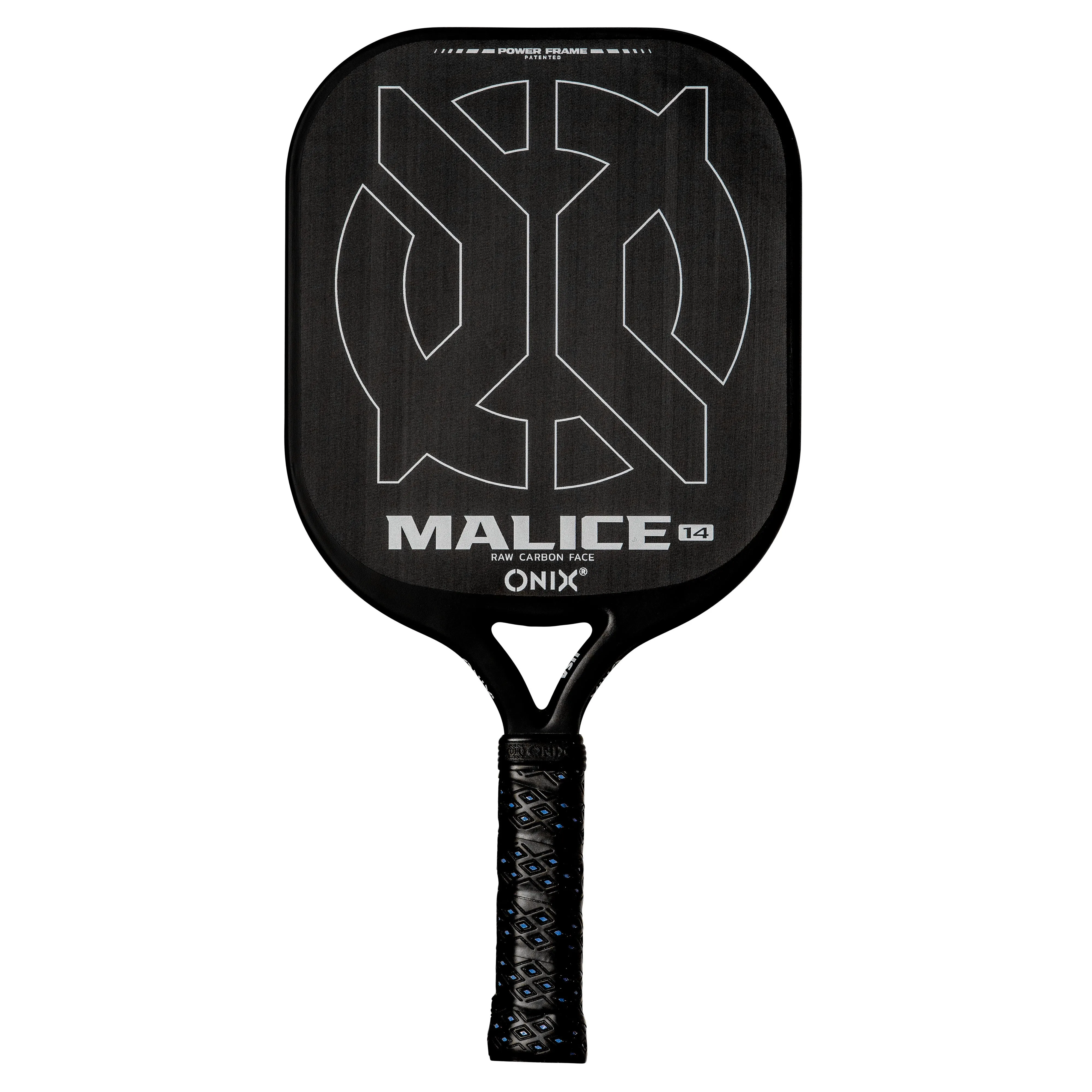 Malice Raw Carbon Fiber Open Throat Pickleball Paddle