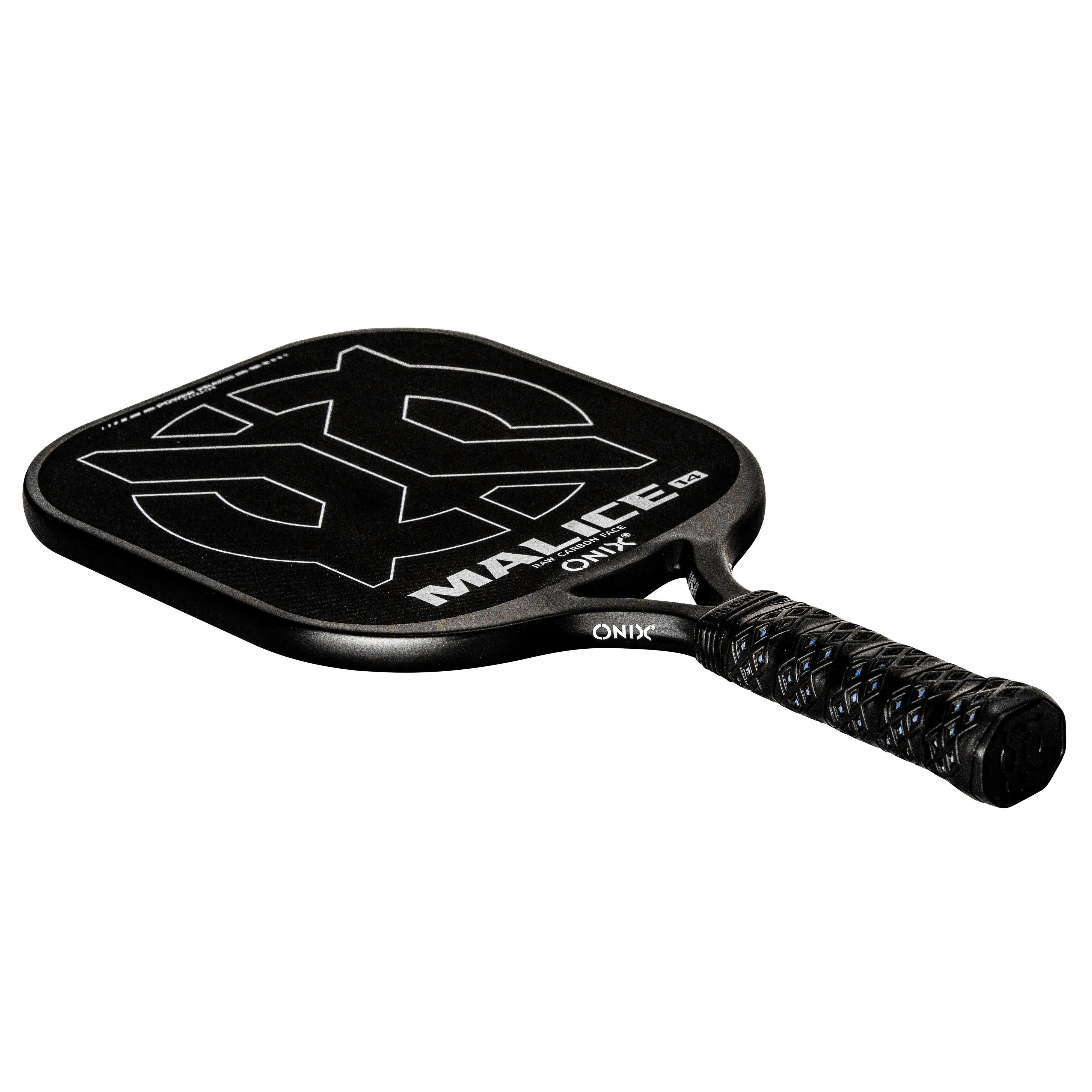 Malice Raw Carbon Fiber Open Throat Pickleball Paddle