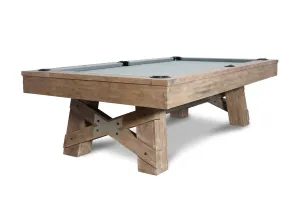 Nixon Georgia 7' Slate Pool Table in Weathered Natural Finish w/ Dining Top Option