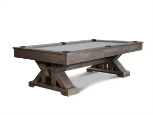 Nixon Jasper 7' Slate Pool Table in Weathered Slate Finish w/ Dining Top Option