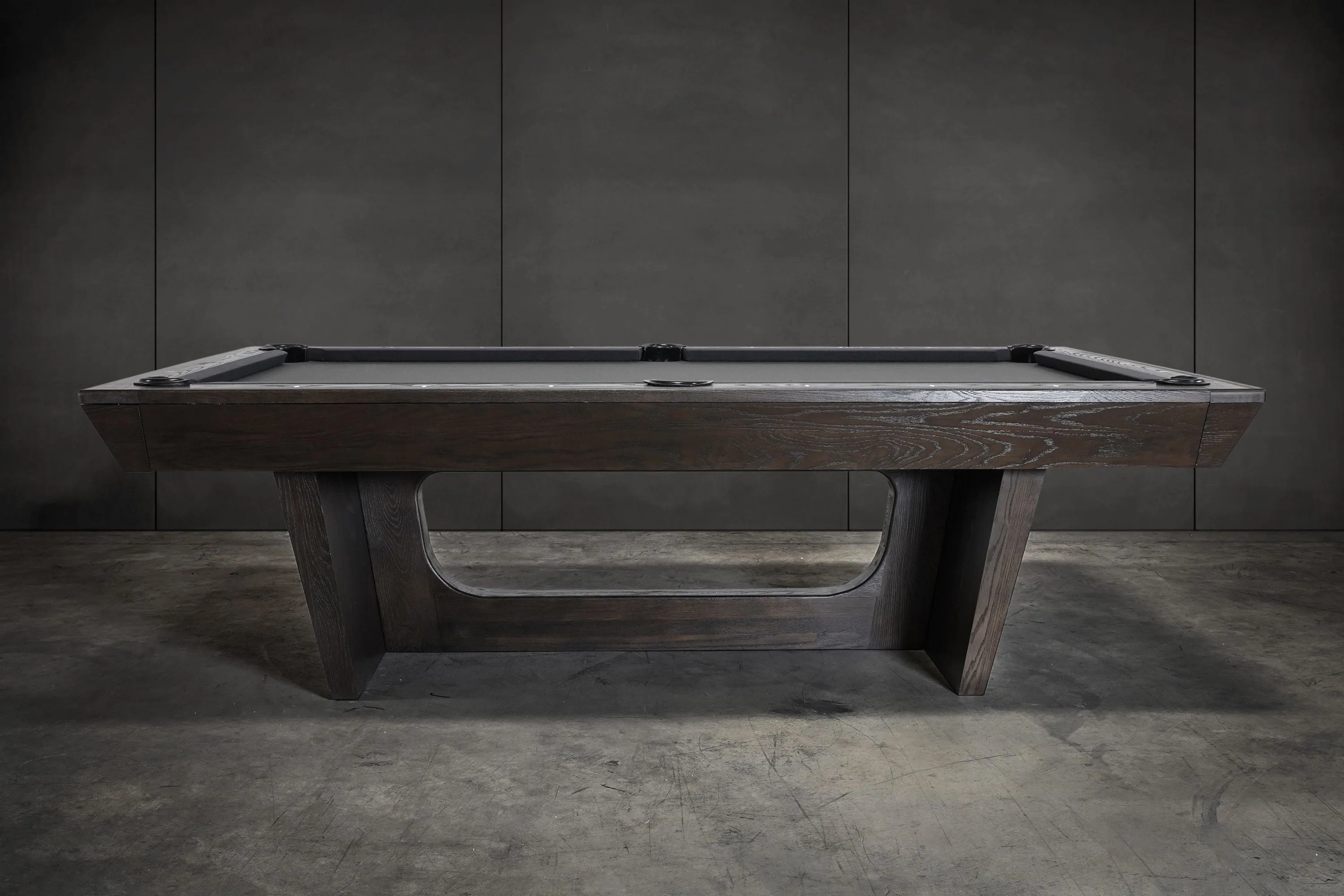 Nixon KAI 7' Slate Pool Table in Waxed Brown Finish w/ Dining Top Option