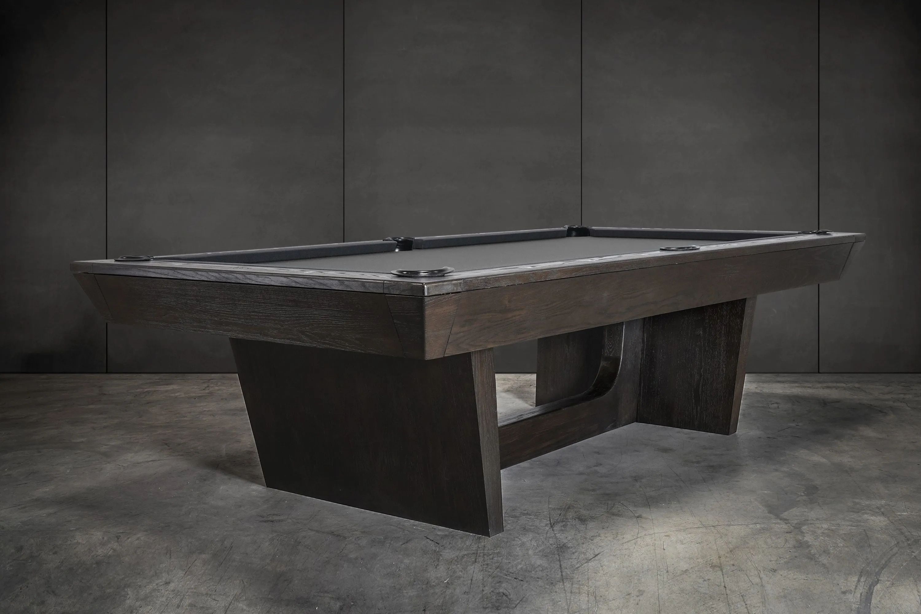 Nixon KAI 7' Slate Pool Table in Waxed Brown Finish w/ Dining Top Option