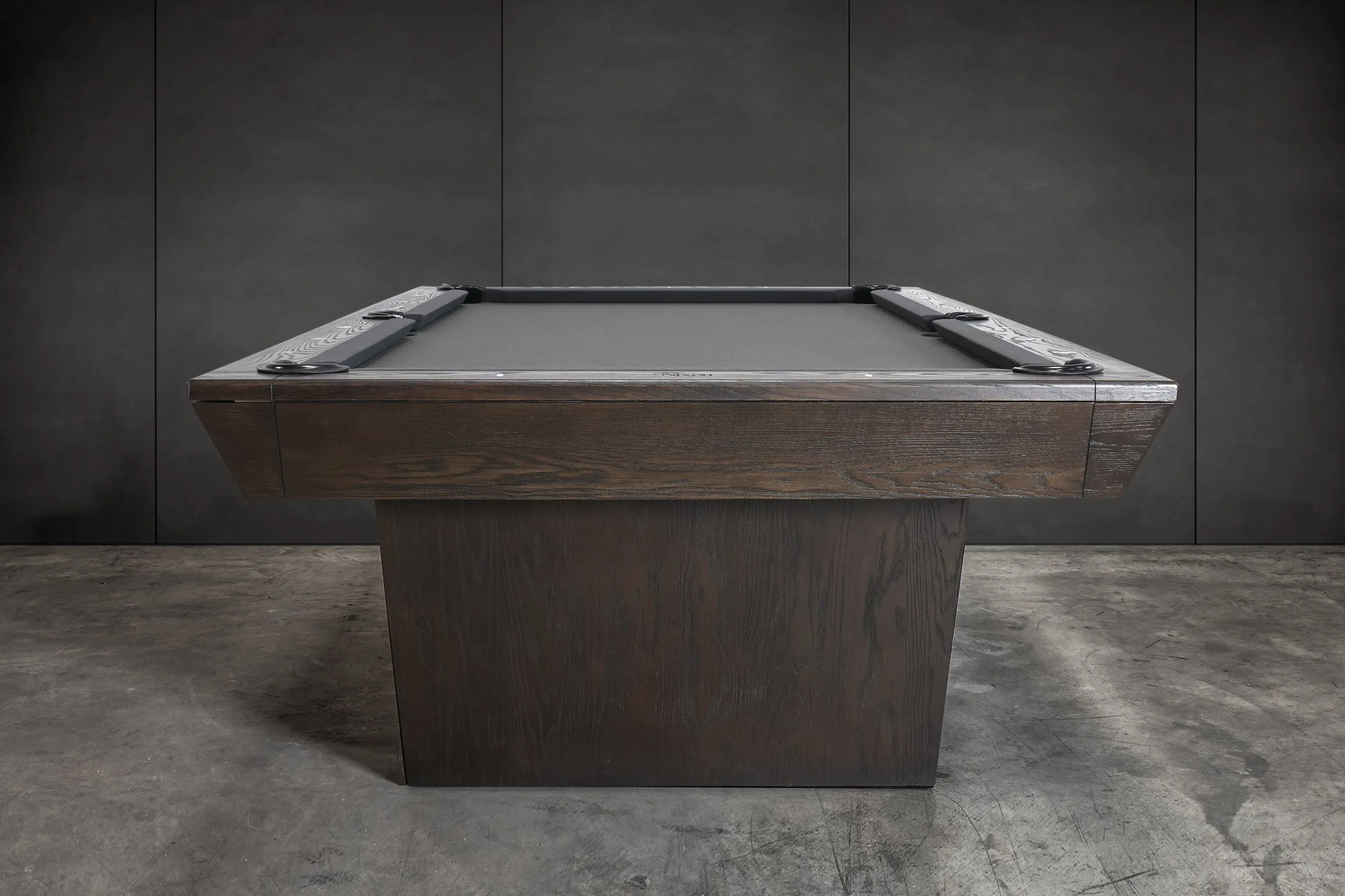 Nixon KAI 7' Slate Pool Table in Waxed Brown Finish w/ Dining Top Option