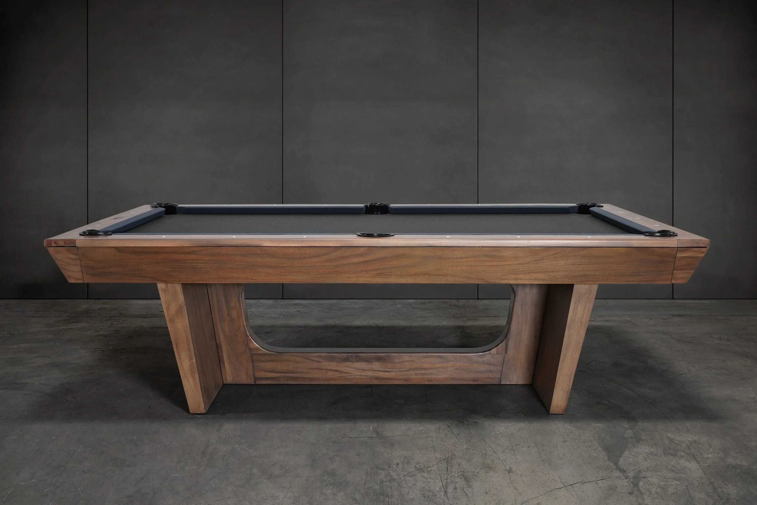 Nixon KAI 8' Slate Pool Table in Walnut Finish w/ Dining Top Option