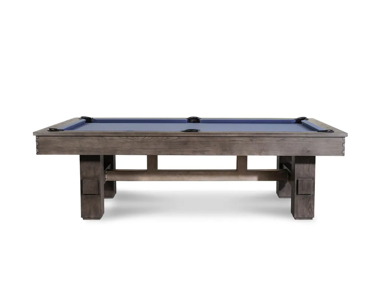 Nixon Kemp 8' Slate Pool Table in Grayson Grey Finish w/ Dining Top Option