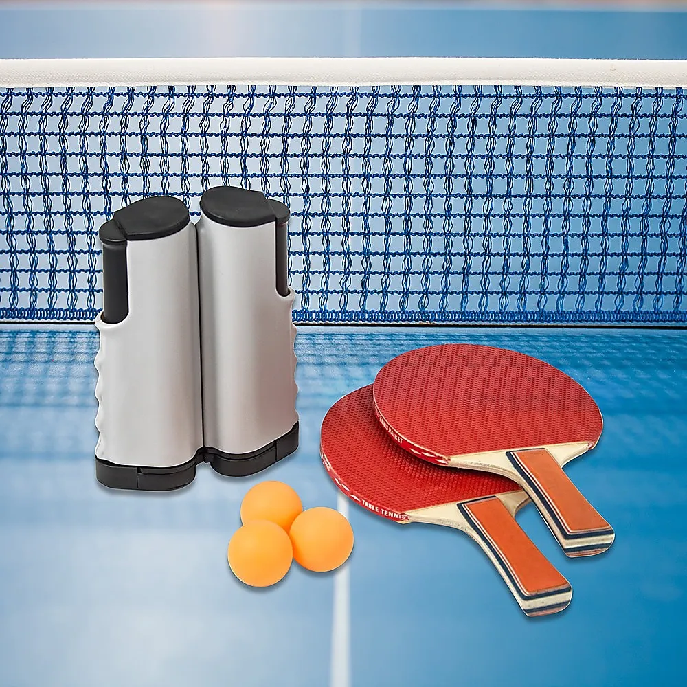 Portable Ping Pong Set with Net, Paddles, Balls