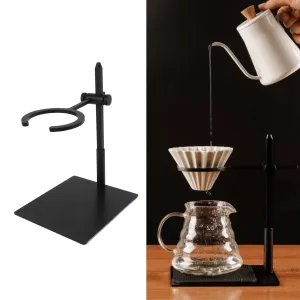 Pour Over Coffee Stand Aluminum Alloy Pour Over Coffee Station Dripper Stand Adjustable Antislip Coffee Dripper Stand