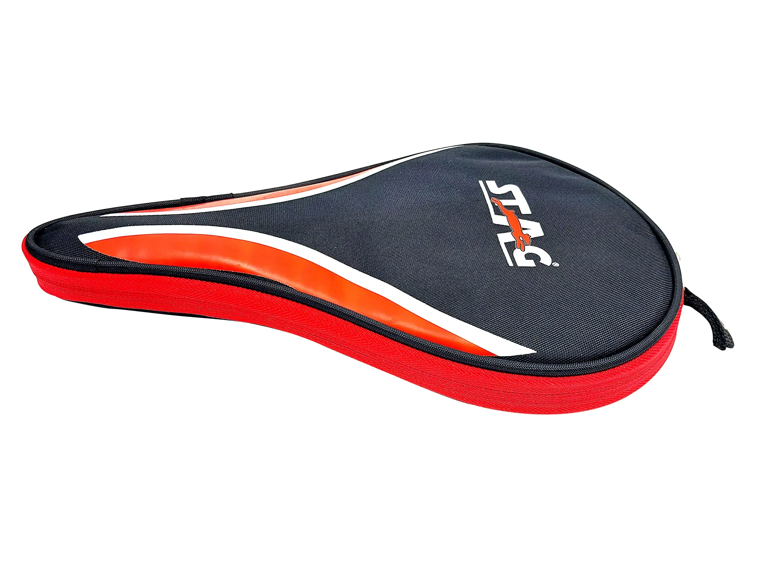 Premium Table Tennis Racket Case-Stroke | Waterproof and Soft Feel (Black)