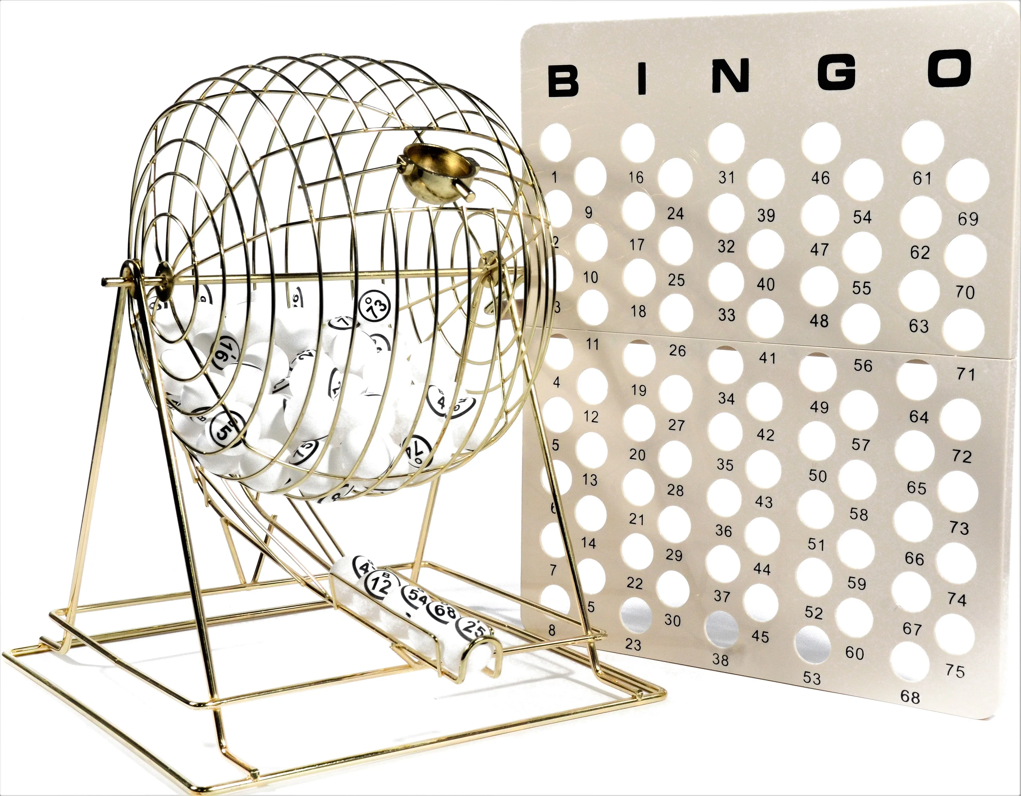 Professional Brass Ping Pong Ball Bingo Cage