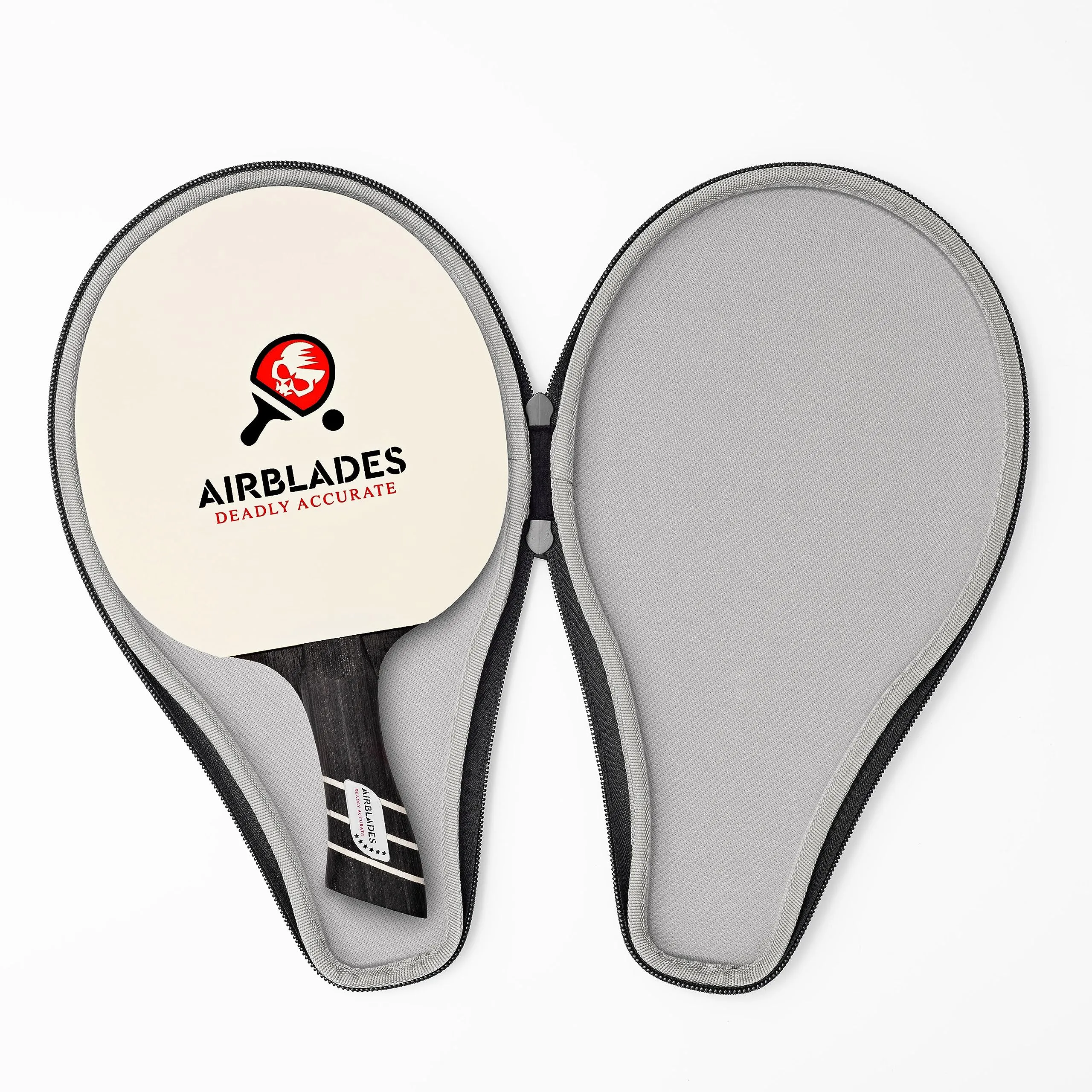 Professional Ping Pong Paddle With Hard Carry Case Table Tennis Racket Airblades