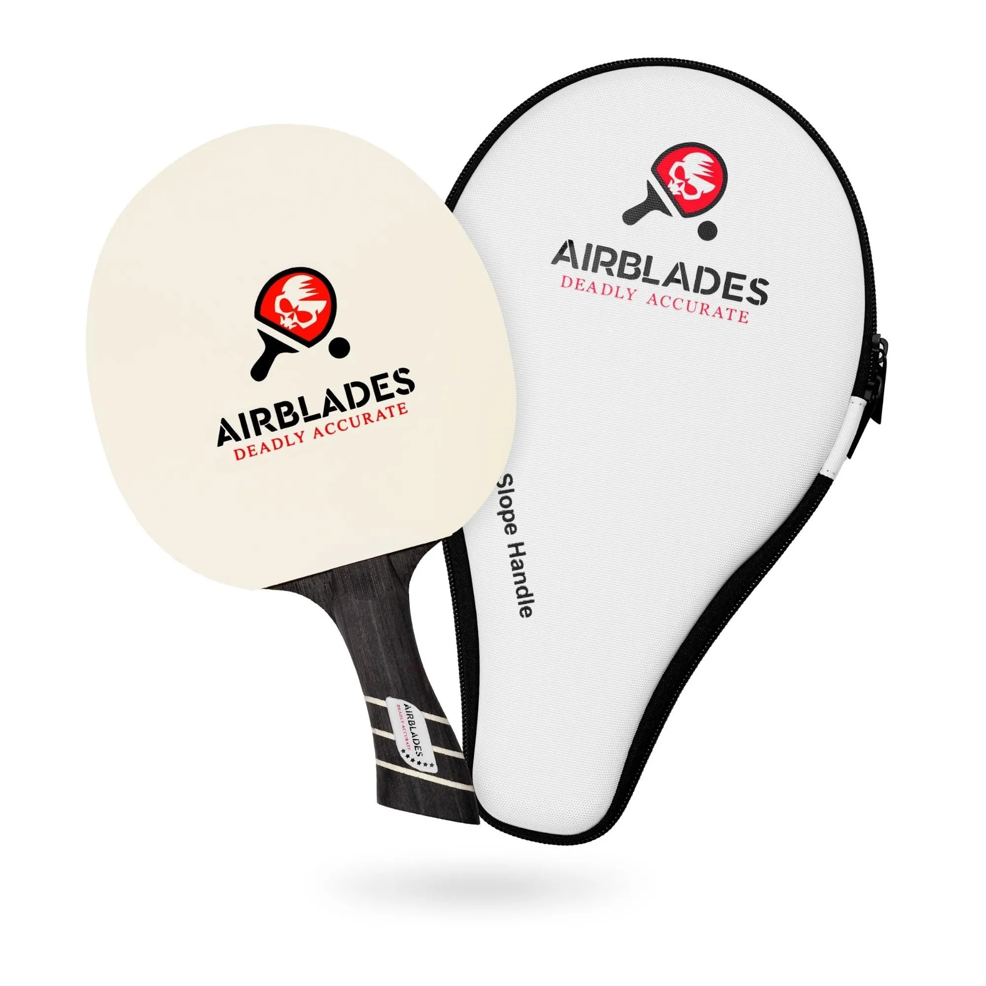 Professional Ping Pong Paddle With Hard Carry Case Table Tennis Racket Airblades