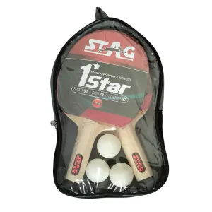 Professional Table Tennis (T.T) Set| Premium ITTF Approved Rubber- Table Tennis Rackets and T.T Balls Included| All-in-One Ping Pong Paddle Playset - Table Game Accessories