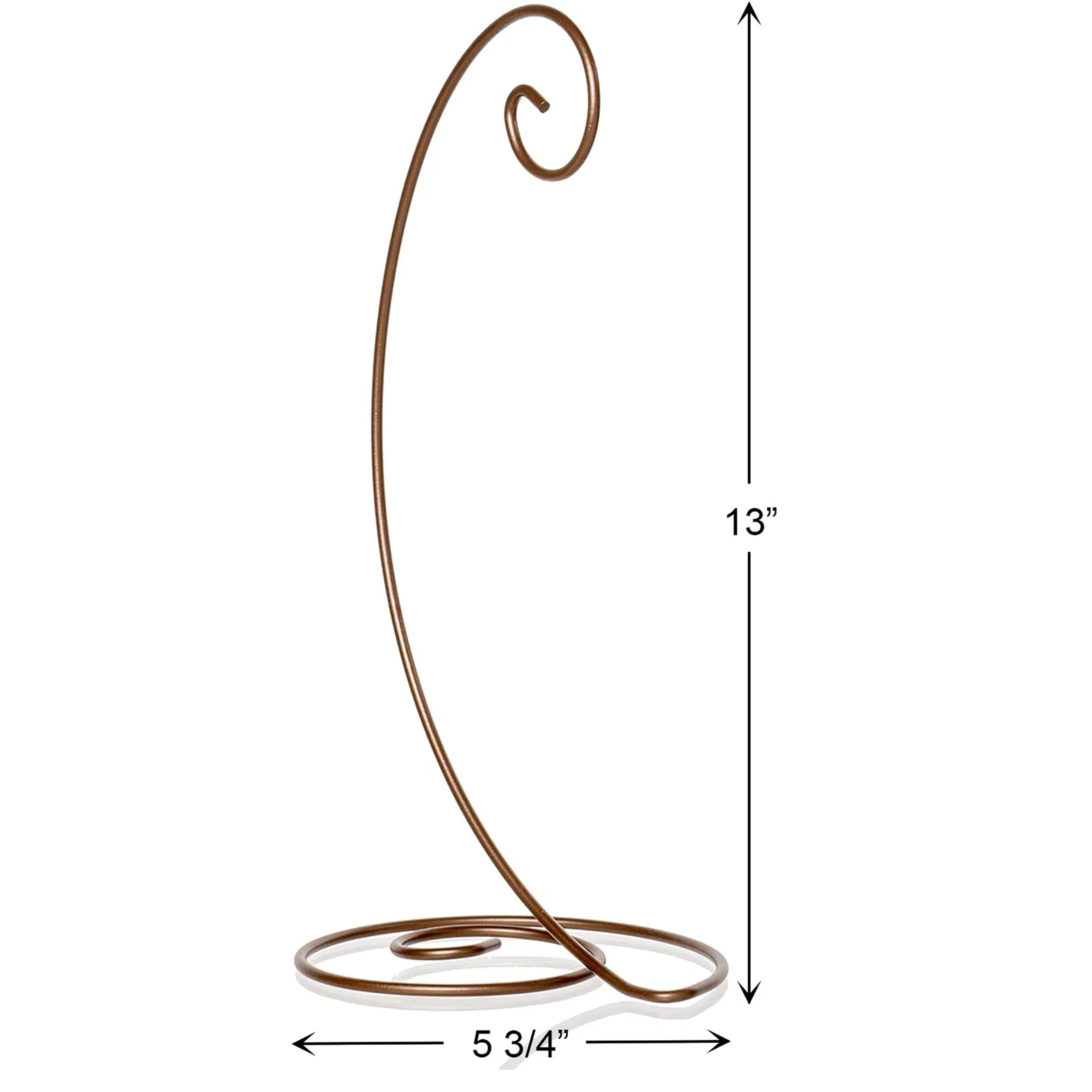 Red Co. Ornament Wire Display, Single Spiral Stand for Home Decoration