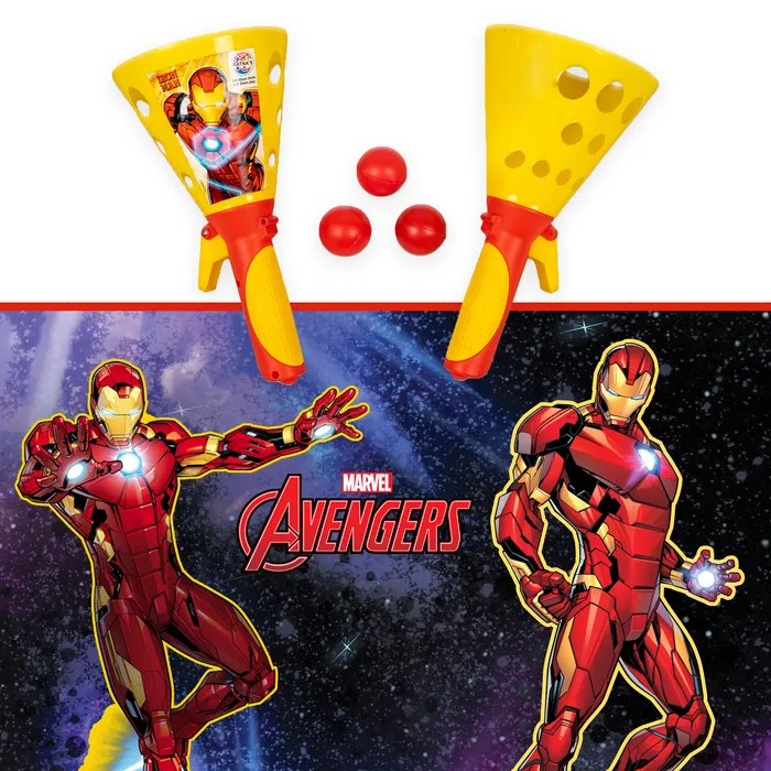 Return Gifts (Pack of 3,5,12) Marvel Iron man Sky ping pong A perfect catching fun game