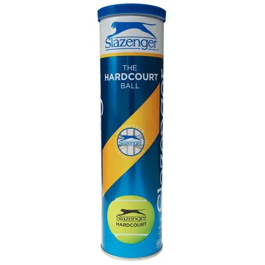 Slazenger Hardcourt 18 x 4 Ball Tin Tennis Balls