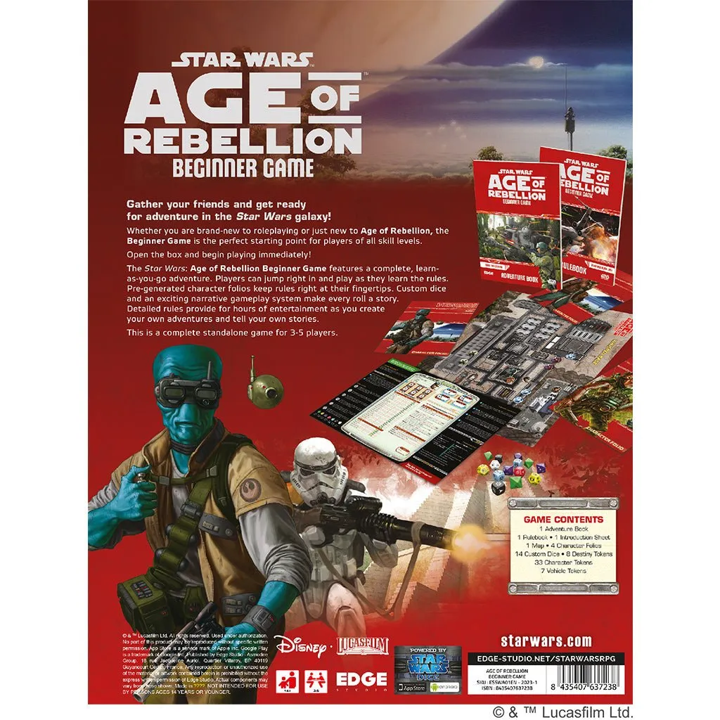 Star Wars - Age of Rebellion: Beginner Game