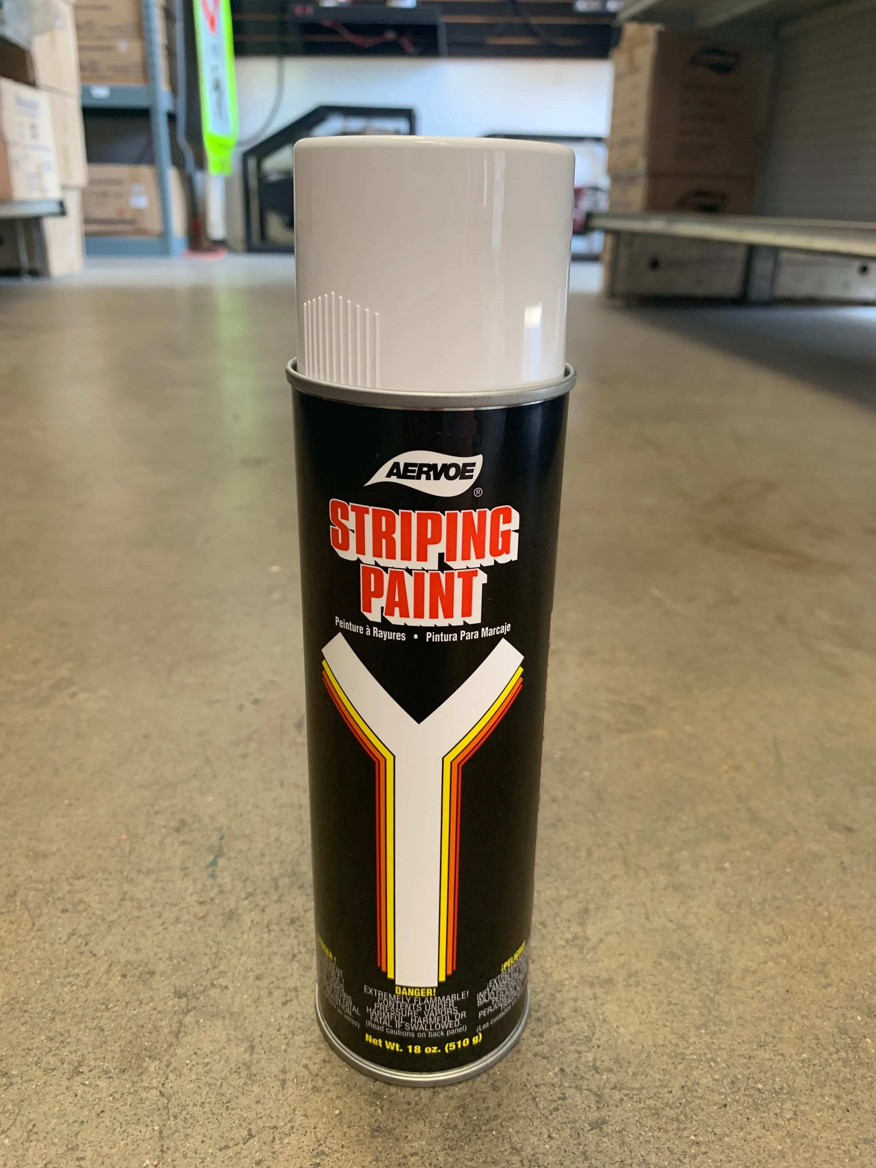 STRIPING PAINT SPRAY WHITE