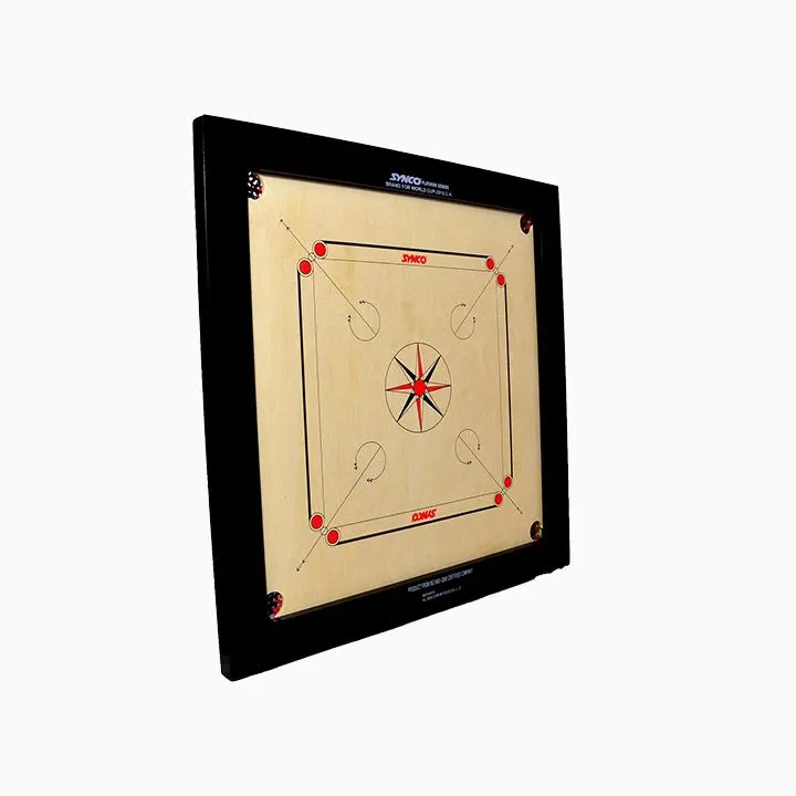 Synco Platinum Genius 20 mm Full size carrom board