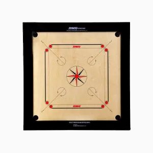 Synco Platinum Genius 20 mm Full size carrom board