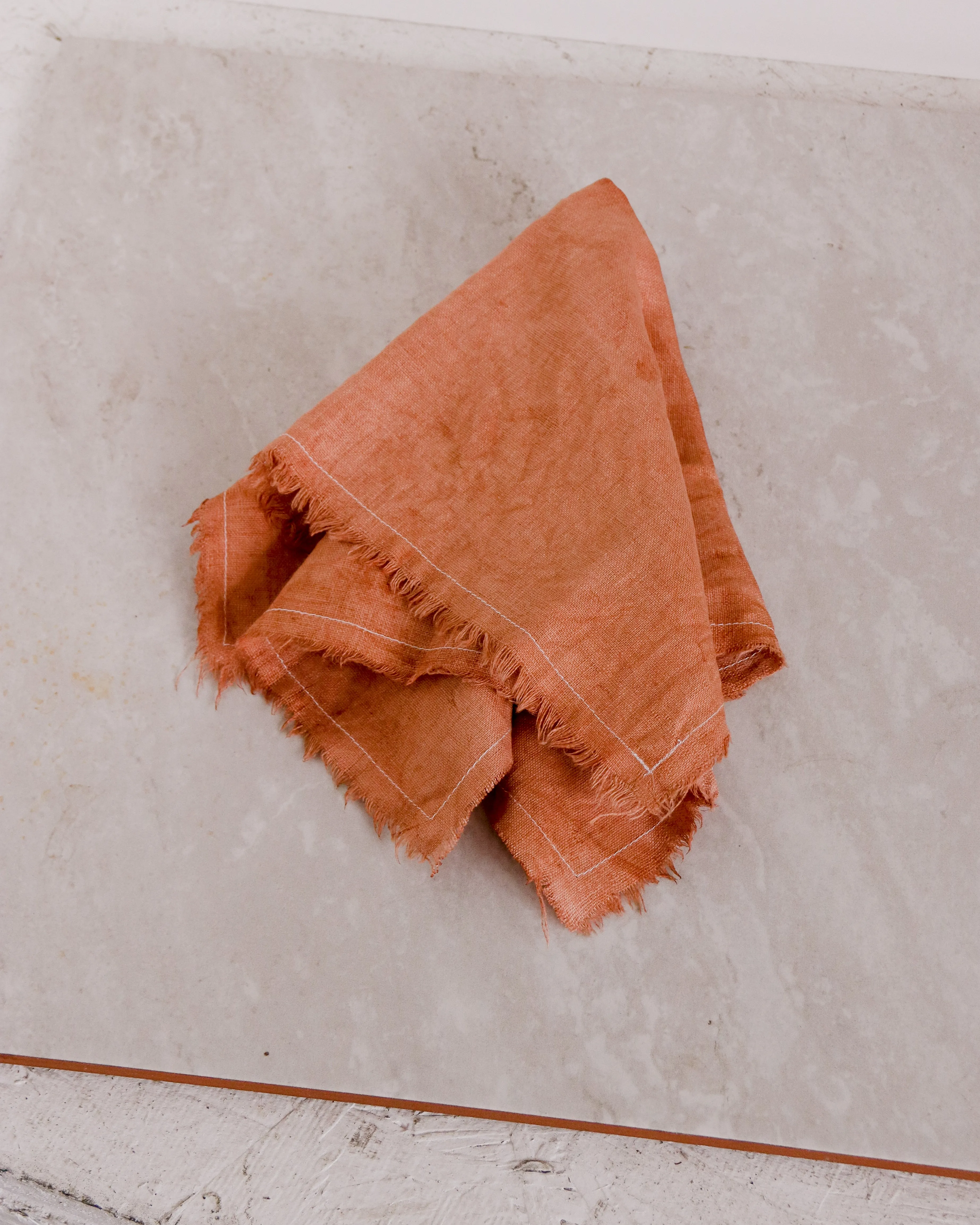 Terracotta Linen Napkin Set