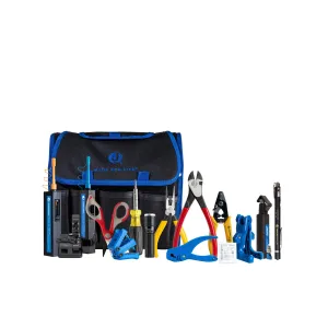 TK-151: Advanced Fiber Prep Kit with Connector Cleaner, Fiber Cleaver, & Visual Fault Locator , Jonard