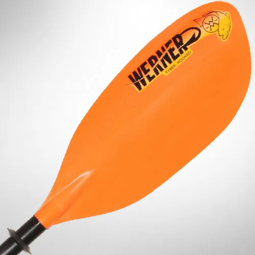 Werner Tybee Hooked Straight Shaft Fishing Kayak Paddle