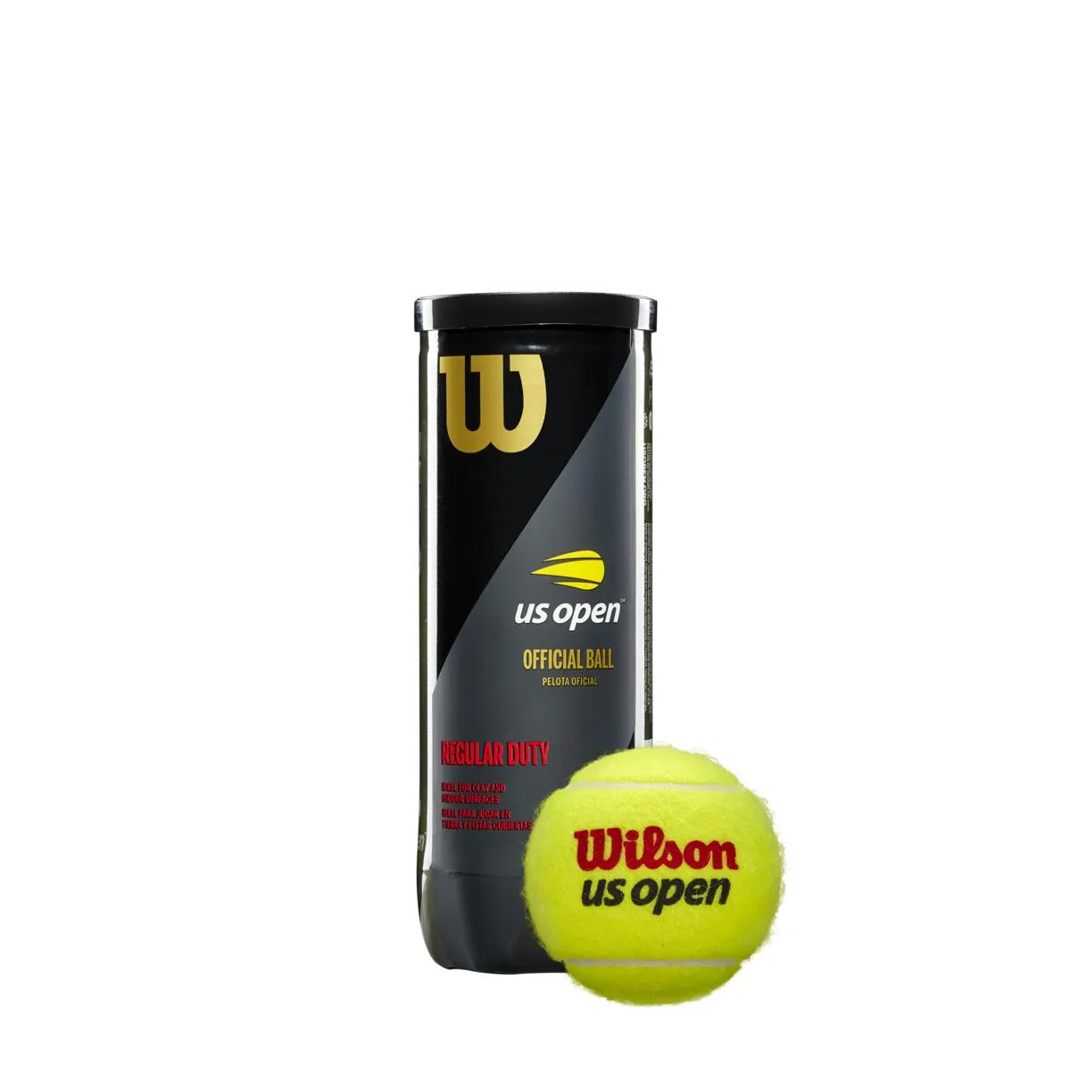 Wilson Us Open Regular Duty - Individual Can (3 Balls)